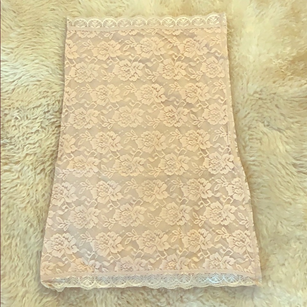 Nude Lace Slip